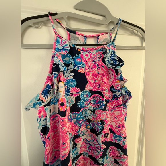 Lilly Pulitzer XS ruffled sleeveless blouse - Picture 6 of 6